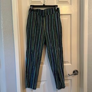 Pinup Girl Clothing striped Capri pants sz M
